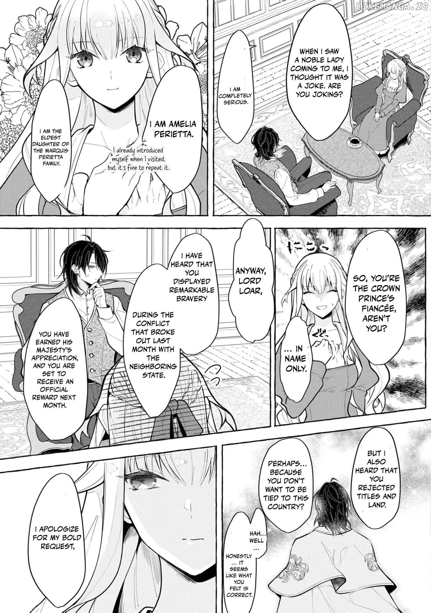 Konyakusha ni Sobahi to shite Riyousareru Kurai Nara Majutsushi-sama no Houshou to narimasu Chapter 1 page 13 - 