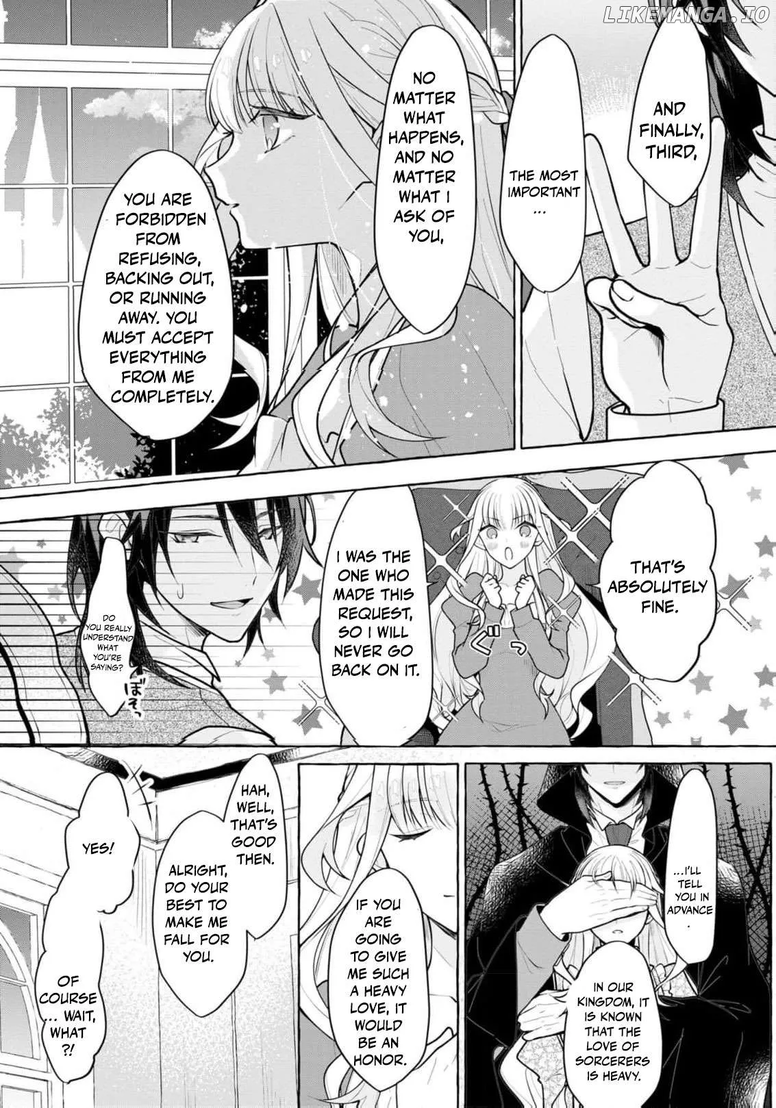 Konyakusha ni Sobahi to shite Riyousareru Kurai Nara Majutsushi-sama no Houshou to narimasu Chapter 1 page 26 - 