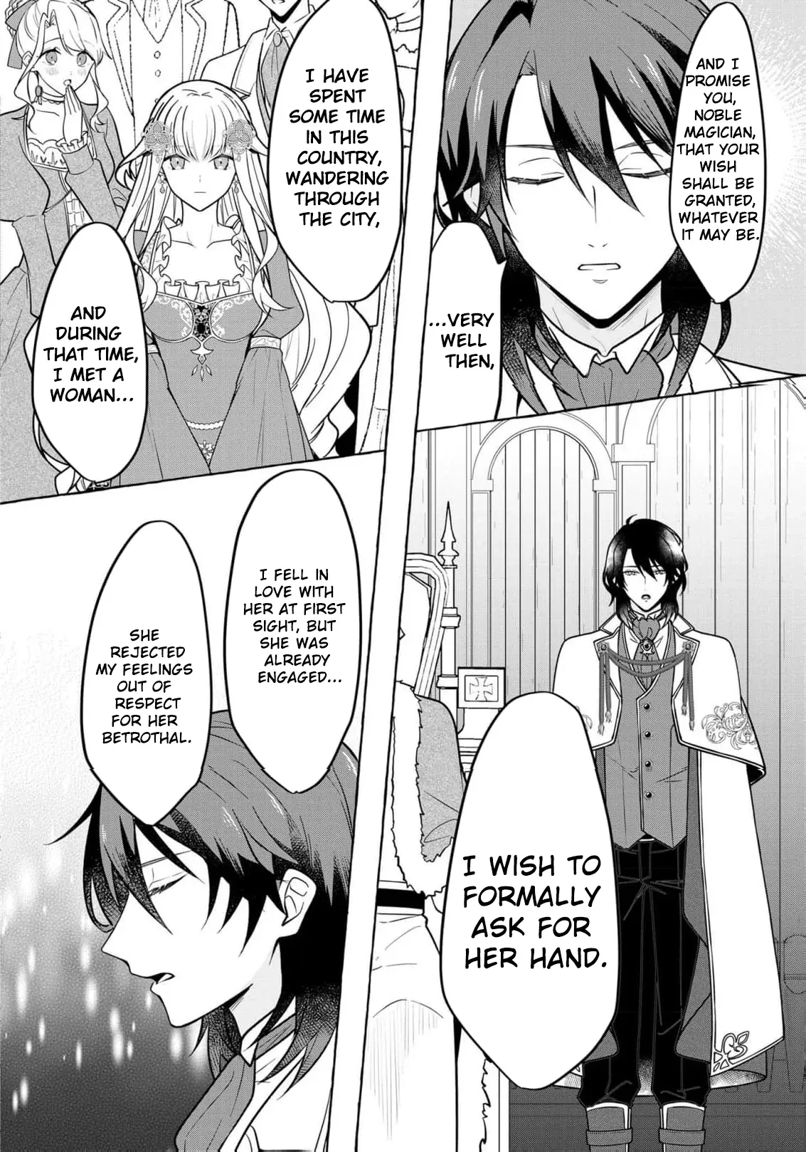Konyakusha ni Sobahi to shite Riyousareru Kurai Nara Majutsushi-sama no Houshou to narimasu Chapter 8 page 9 - 