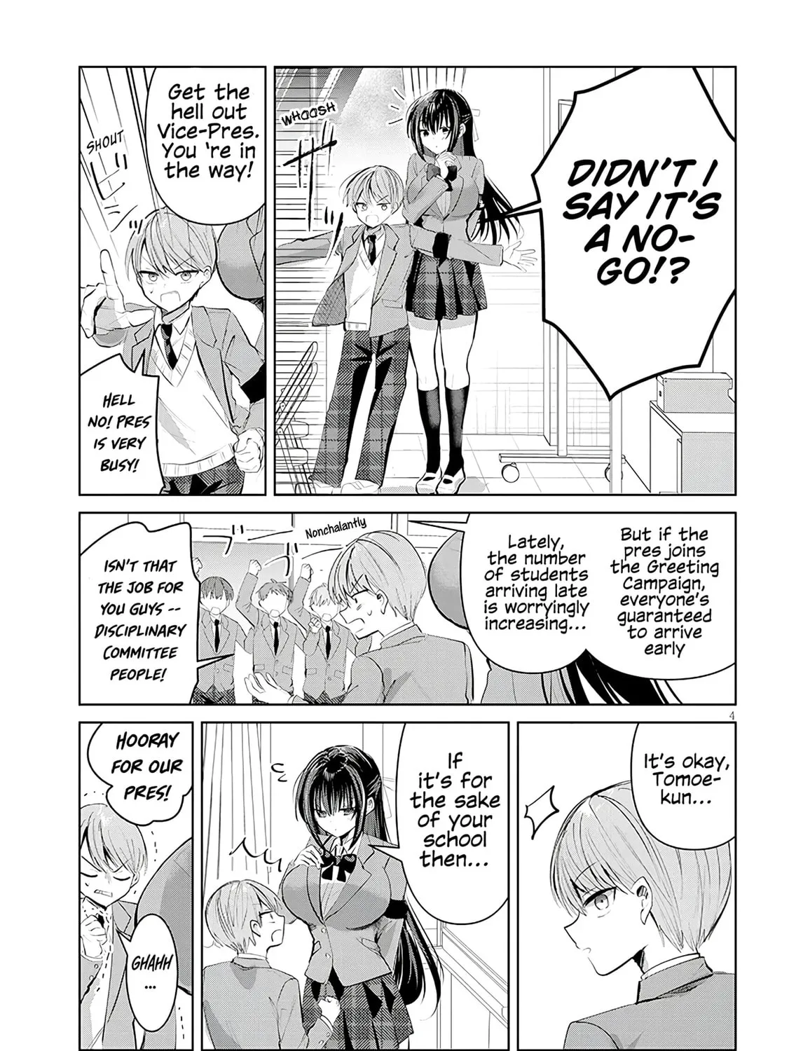 Kotowarenai Kaichou wa Tomoe-kun ni Dake shite Agetai Chapter 1 page 7 - 