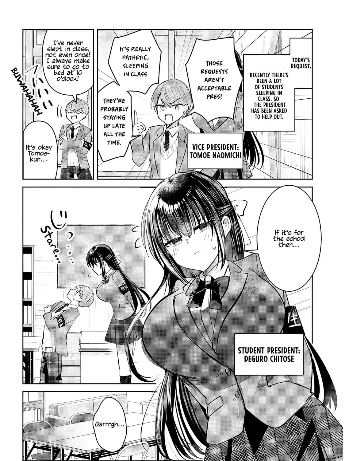 Kotowarenai Kaichou wa Tomoe-kun ni Dake shite Agetai Chapter 2 page 5 - 