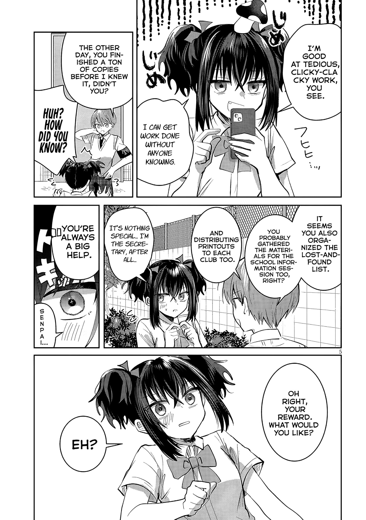 Kotowarenai Kaichou wa Tomoe-kun ni Dake shite Agetai Chapter 24 page 6 - 