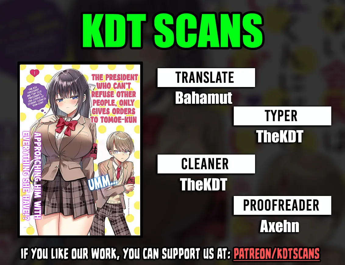 Kotowarenai Kaichou wa Tomoe-kun ni Dake shite Agetai Chapter 7 page 1 - 