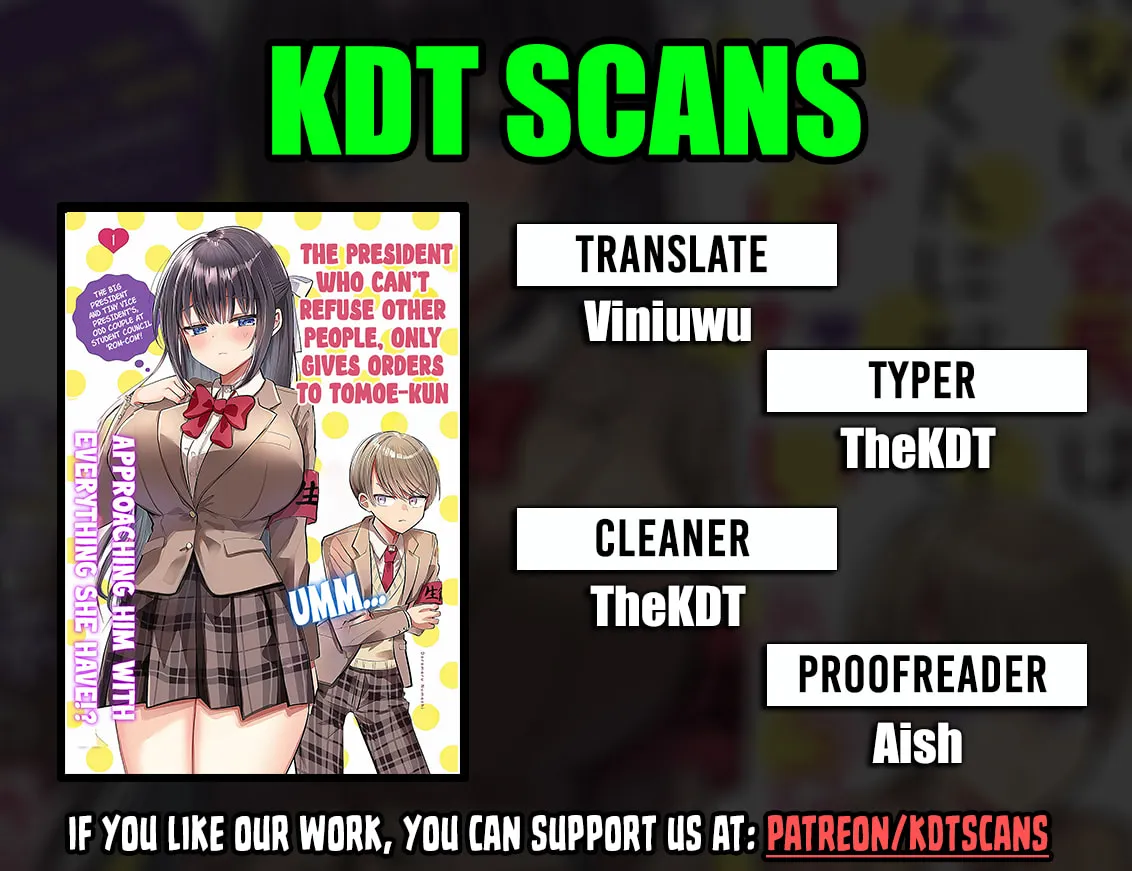 Kotowarenai Kaichou wa Tomoe-kun ni Dake shite Agetai Chapter 9 page 1 - 
