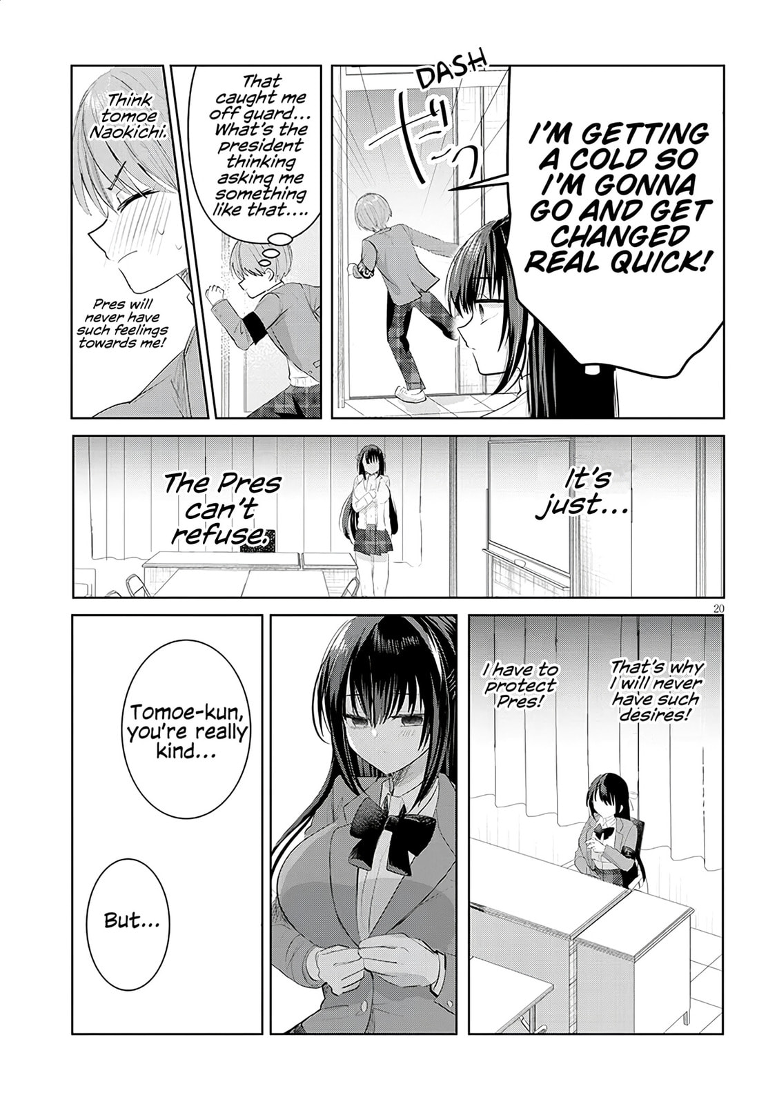 Kotowarenai Kaichou wa Tomoe-kun ni Dake shite Agetai Chapter 1 page 20 - 