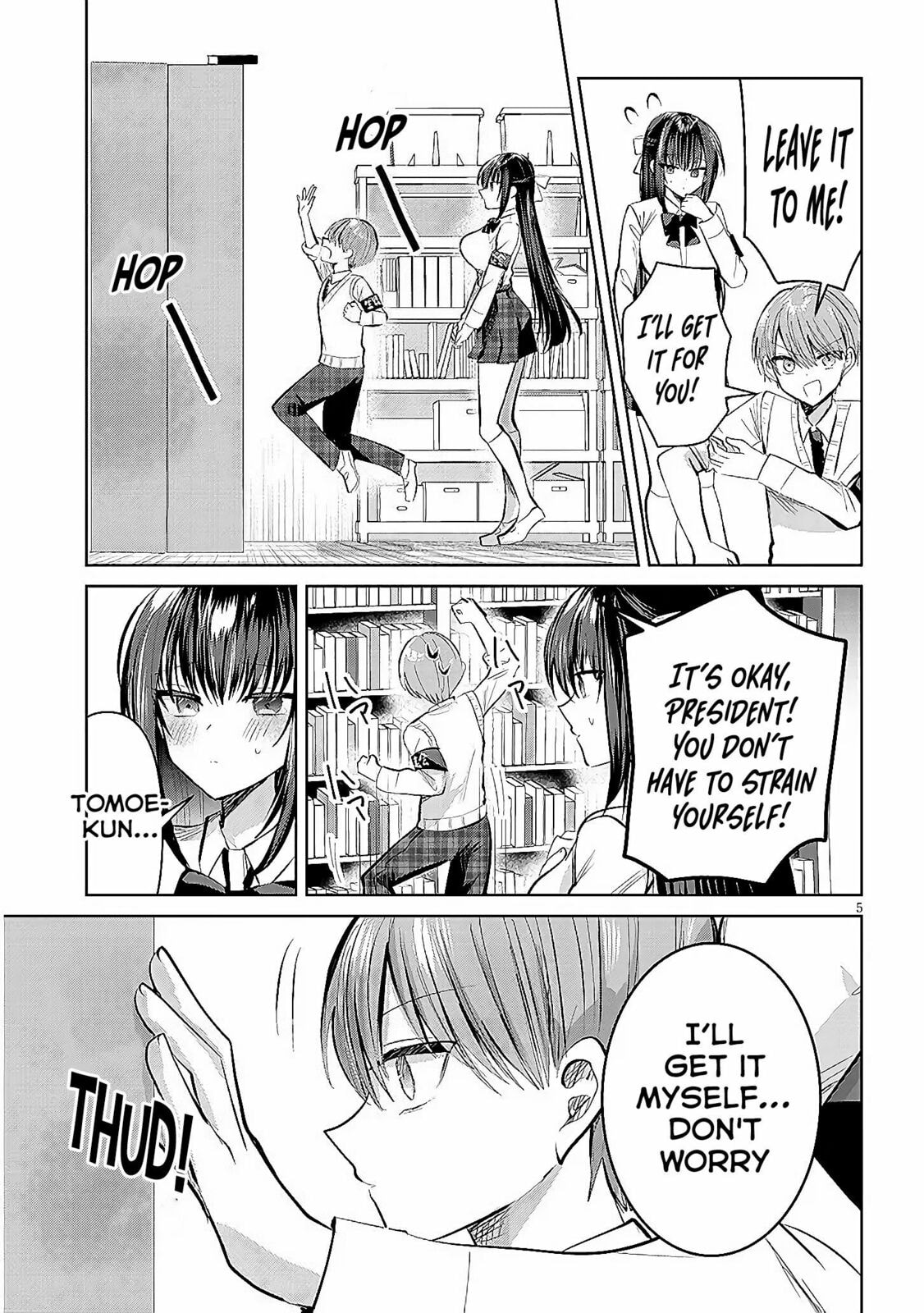 Kotowarenai Kaichou wa Tomoe-kun ni Dake shite Agetai Chapter 10 page 6 - 