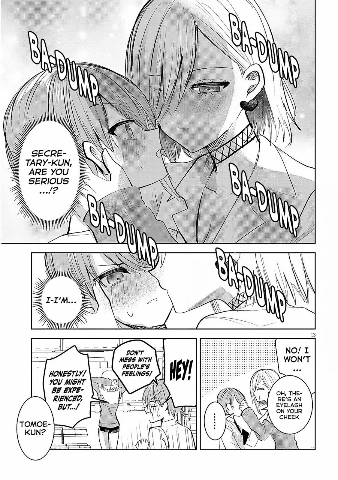 Kotowarenai Kaichou wa Tomoe-kun ni Dake shite Agetai Chapter 11 page 14 - 