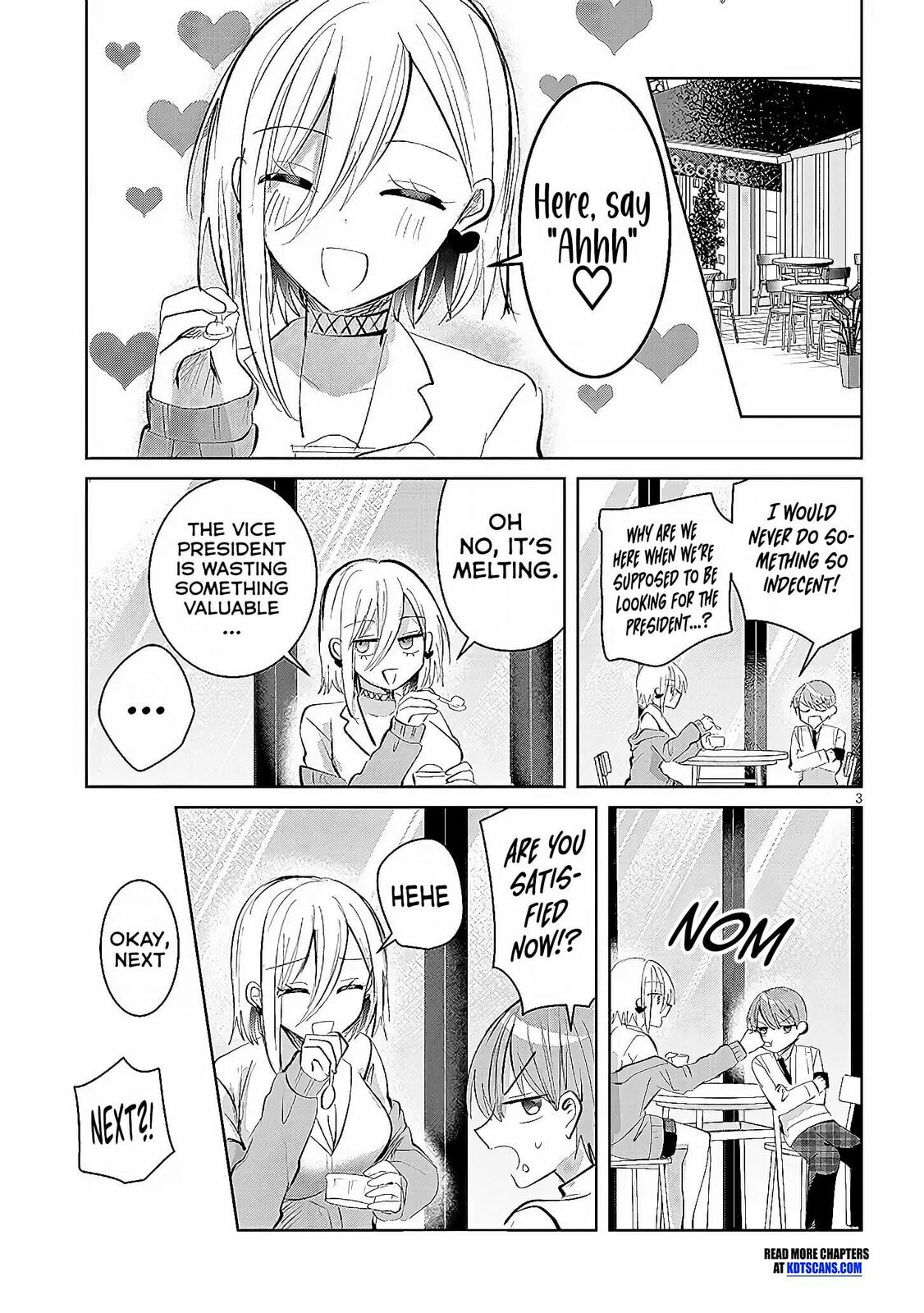 Kotowarenai Kaichou wa Tomoe-kun ni Dake shite Agetai Chapter 11 page 4 - 