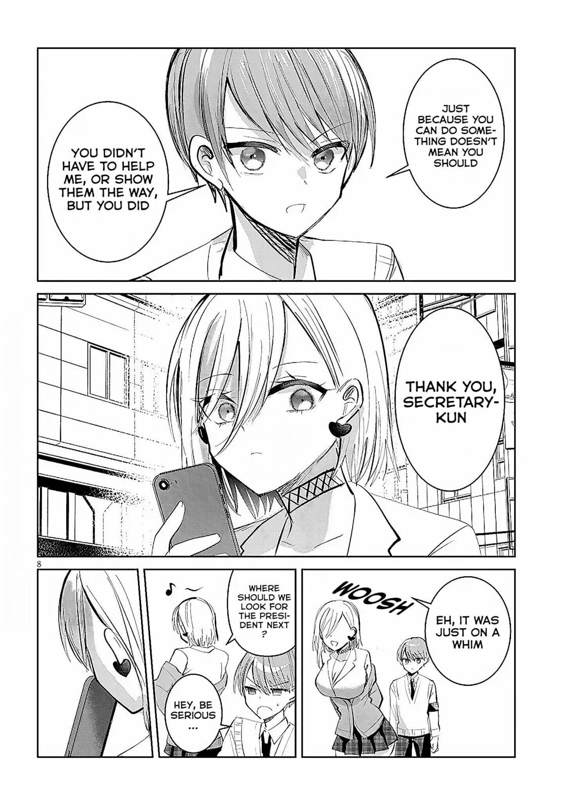 Kotowarenai Kaichou wa Tomoe-kun ni Dake shite Agetai Chapter 11 page 9 - 
