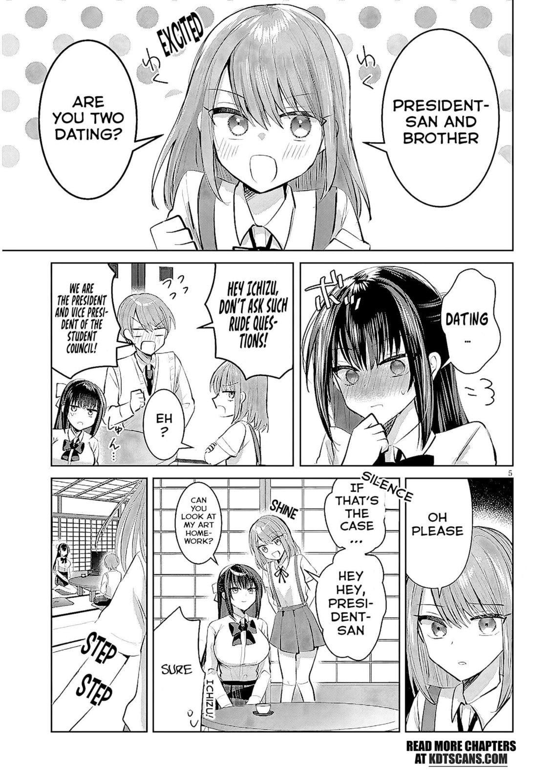 Kotowarenai Kaichou wa Tomoe-kun ni Dake shite Agetai Chapter 14 page 6 - 