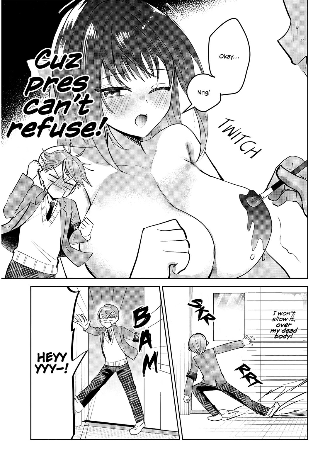 Kotowarenai Kaichou wa Tomoe-kun ni Dake shite Agetai Chapter 3 page 4 - 