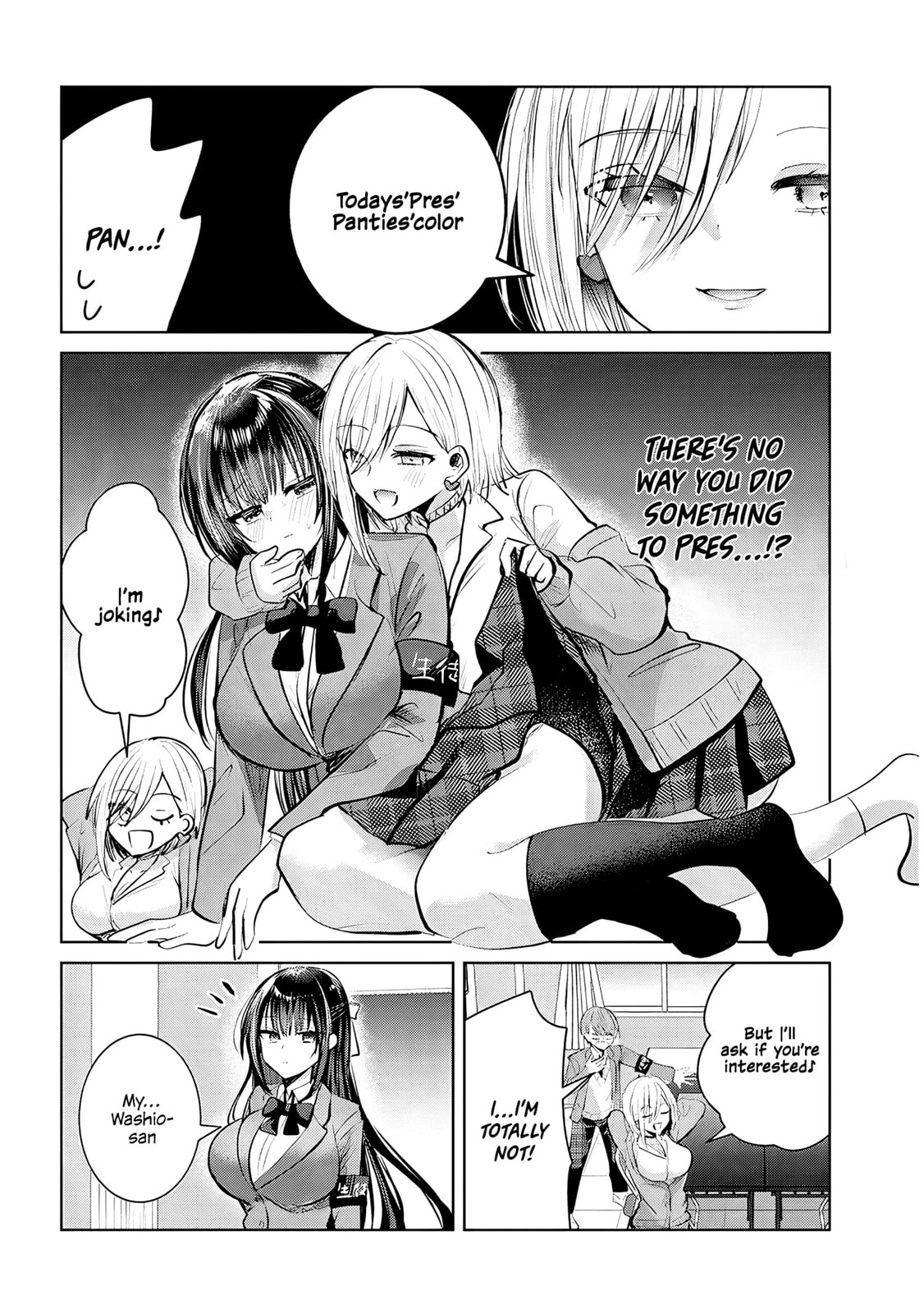 Kotowarenai Kaichou wa Tomoe-kun ni Dake shite Agetai Chapter 4 page 5 - 