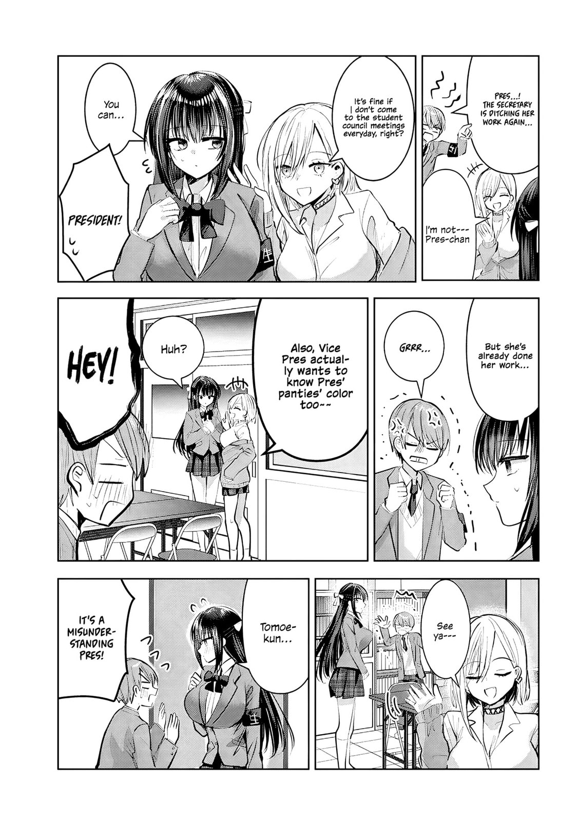 Kotowarenai Kaichou wa Tomoe-kun ni Dake shite Agetai Chapter 4 page 6 - 