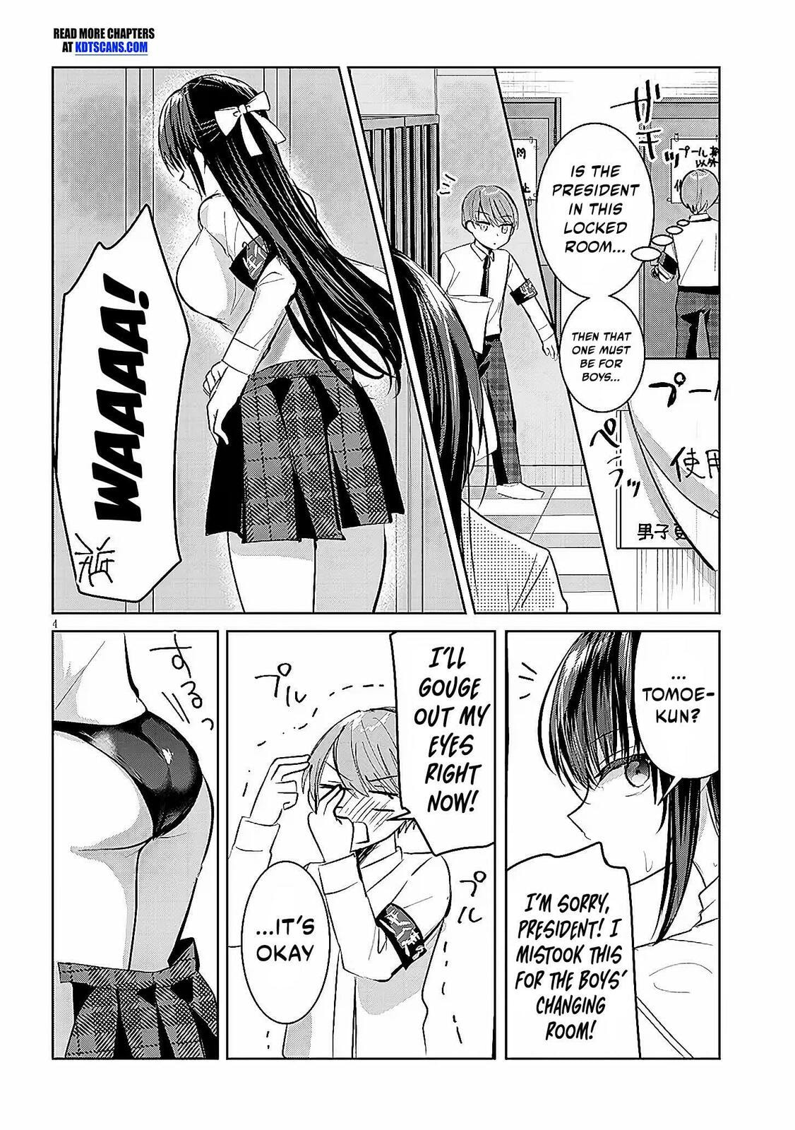 Kotowarenai Kaichou wa Tomoe-kun ni Dake shite Agetai Chapter 6 page 5 - 