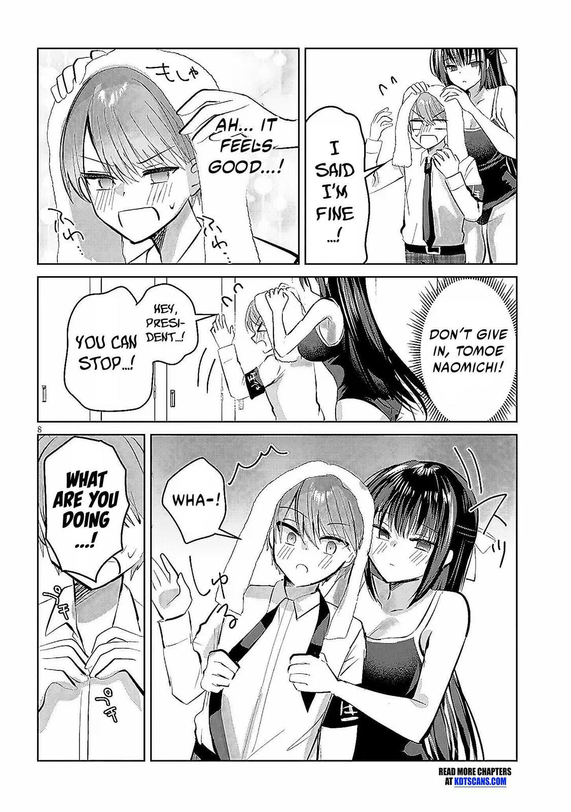 Kotowarenai Kaichou wa Tomoe-kun ni Dake shite Agetai Chapter 6 page 9 - 