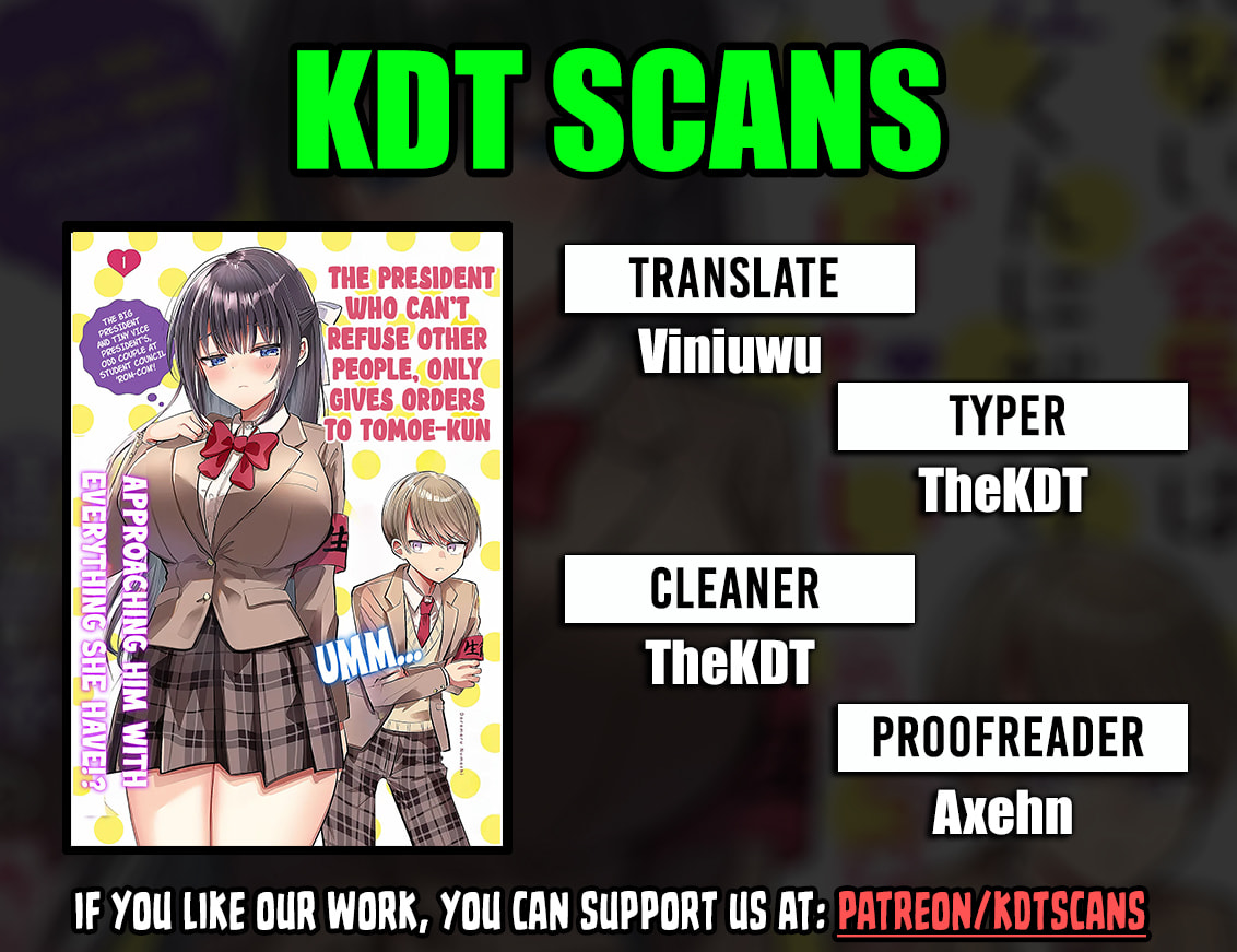 Kotowarenai Kaichou wa Tomoe-kun ni Dake shite Agetai Chapter 8 page 1 - 