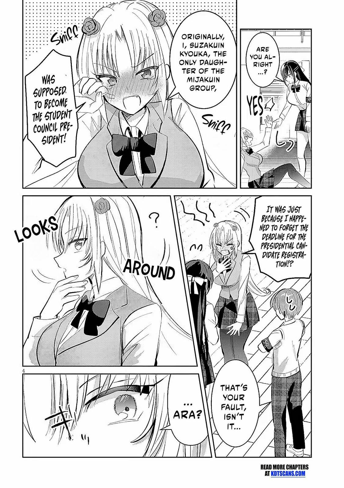 Kotowarenai Kaichou wa Tomoe-kun ni Dake shite Agetai Chapter 8 page 5 - 