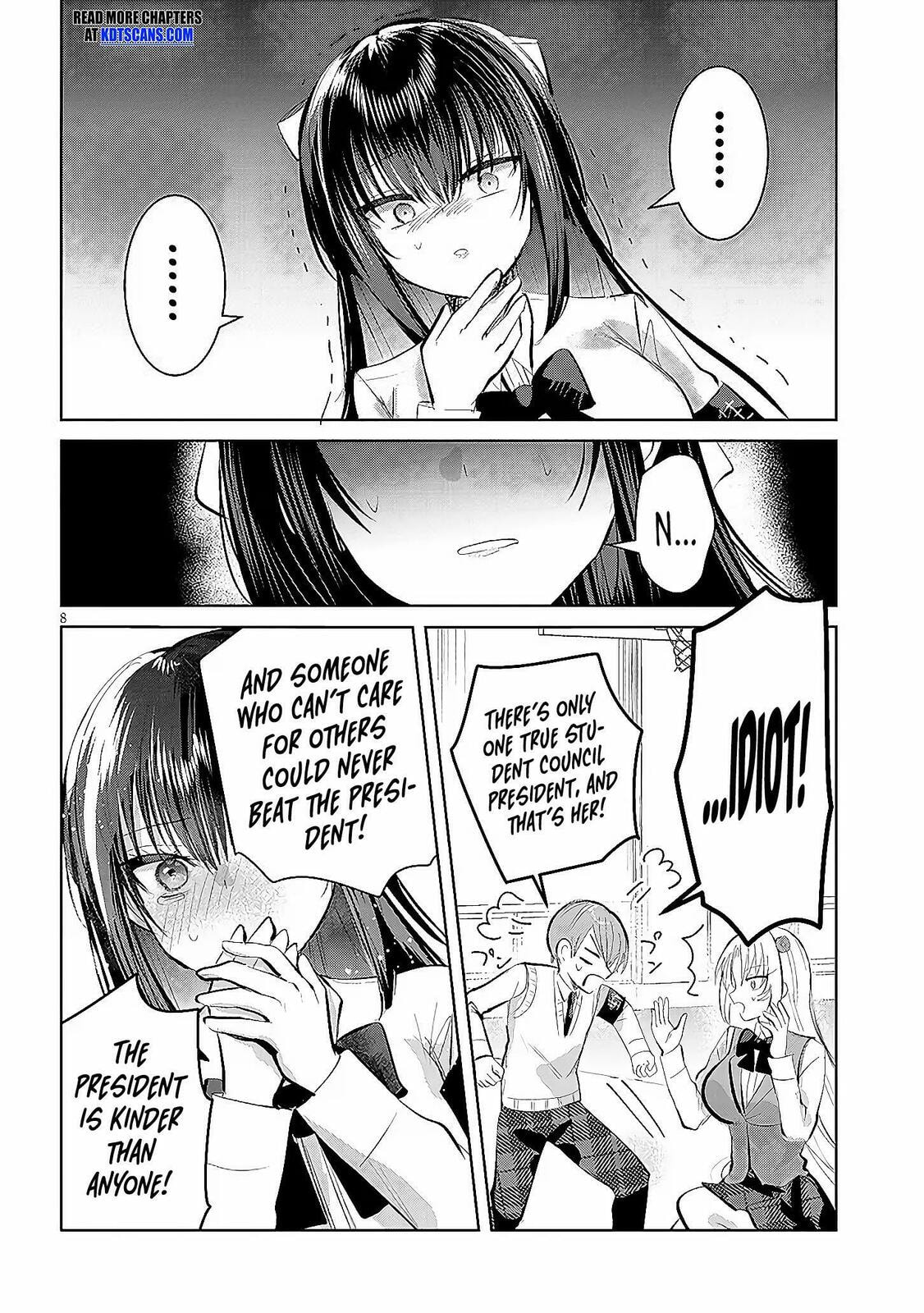 Kotowarenai Kaichou wa Tomoe-kun ni Dake shite Agetai Chapter 8 page 9 - 