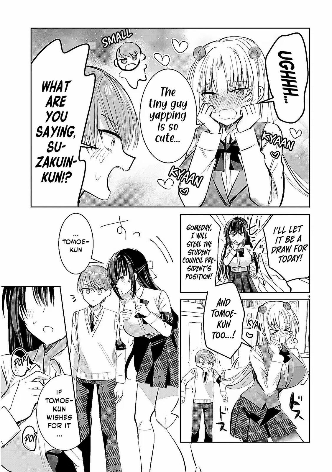 Kotowarenai Kaichou wa Tomoe-kun ni Dake shite Agetai Chapter 8 page 10 - 