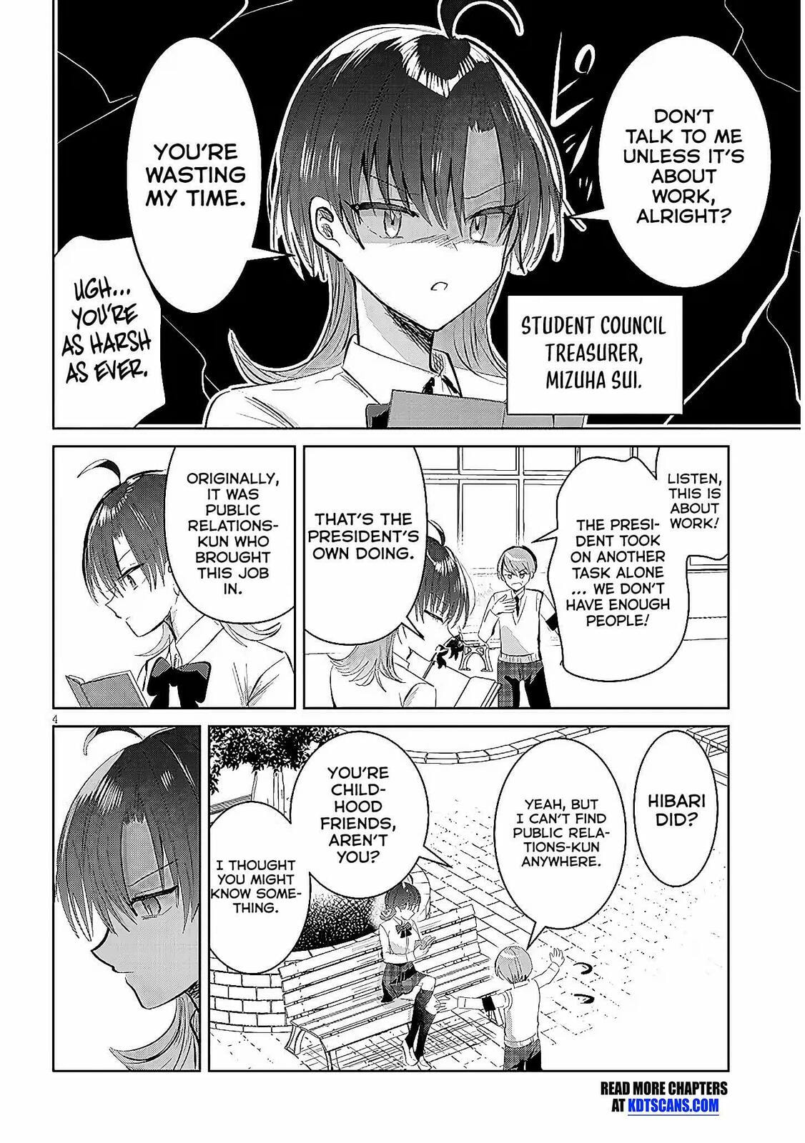 Kotowarenai Kaichou wa Tomoe-kun ni Dake shite Agetai Chapter 9 page 5 - 