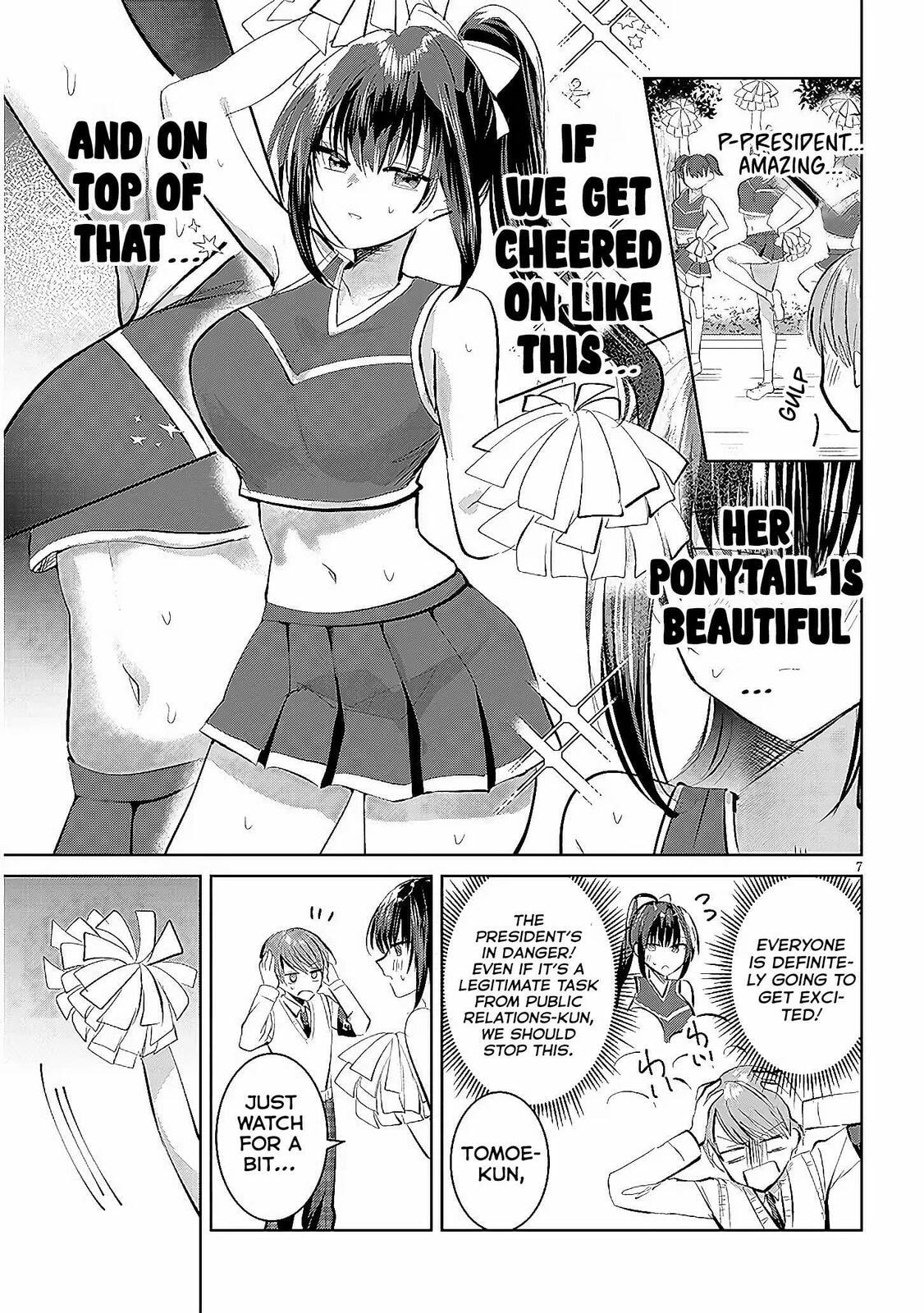 Kotowarenai Kaichou wa Tomoe-kun ni Dake shite Agetai Chapter 9 page 8 - 