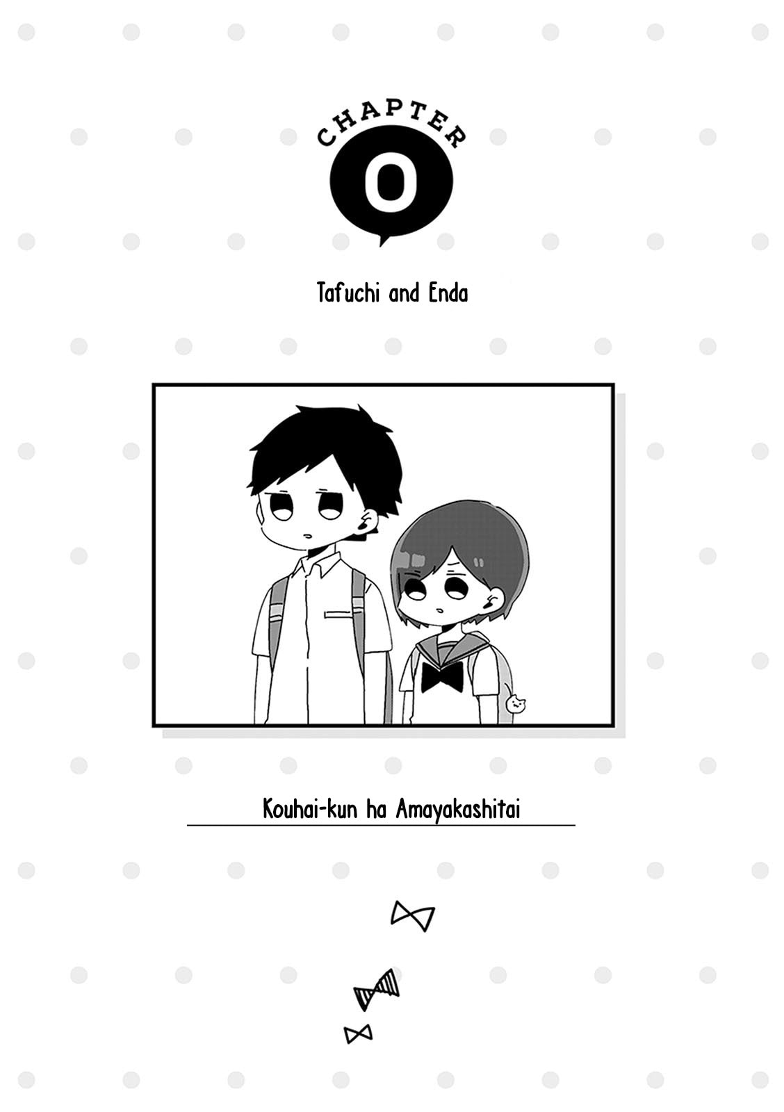 Kouhai-kun wa Amayakashitai Chapter 1 page 2 - 