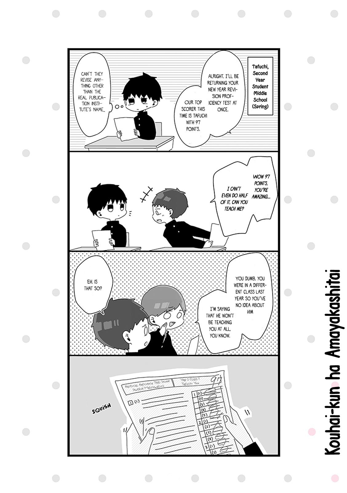 Kouhai-kun wa Amayakashitai Chapter 15 page 2 - 