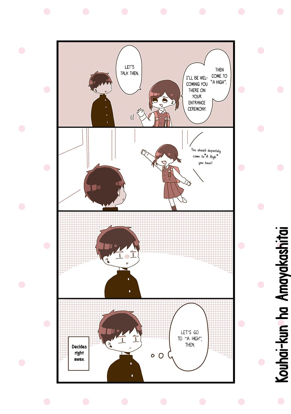 Kouhai-kun wa Amayakashitai Chapter 19 page 2 - 