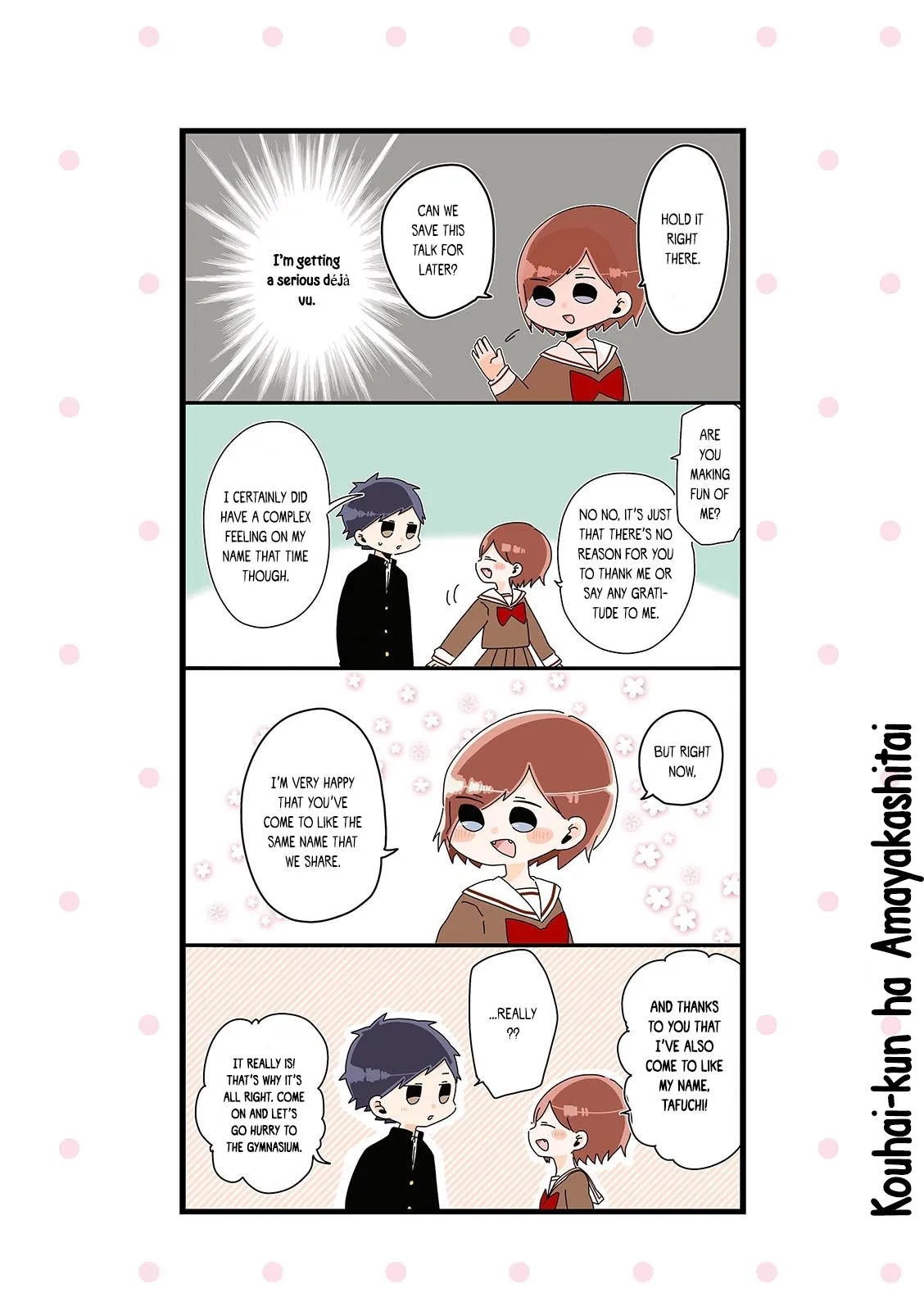 Kouhai-kun wa Amayakashitai Chapter 20 page 2 - 