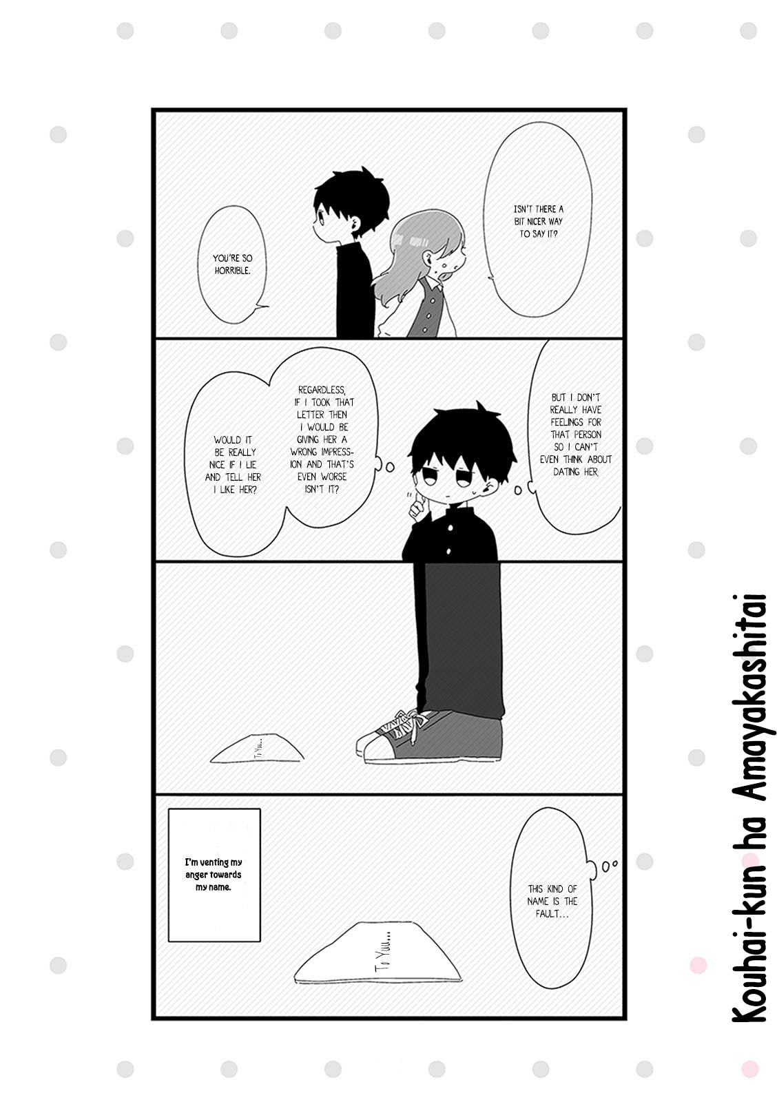 Kouhai-kun wa Amayakashitai Chapter 4 page 2 - 