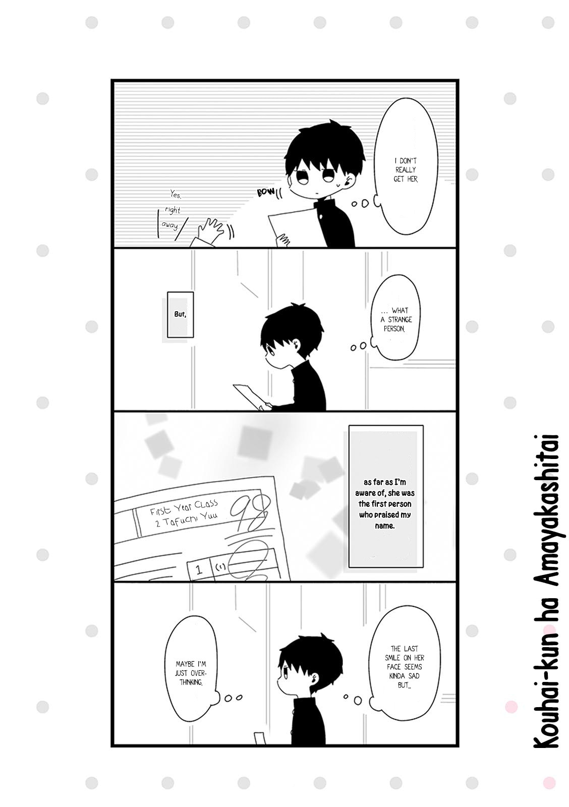 Kouhai-kun wa Amayakashitai Chapter 6 page 2 - 