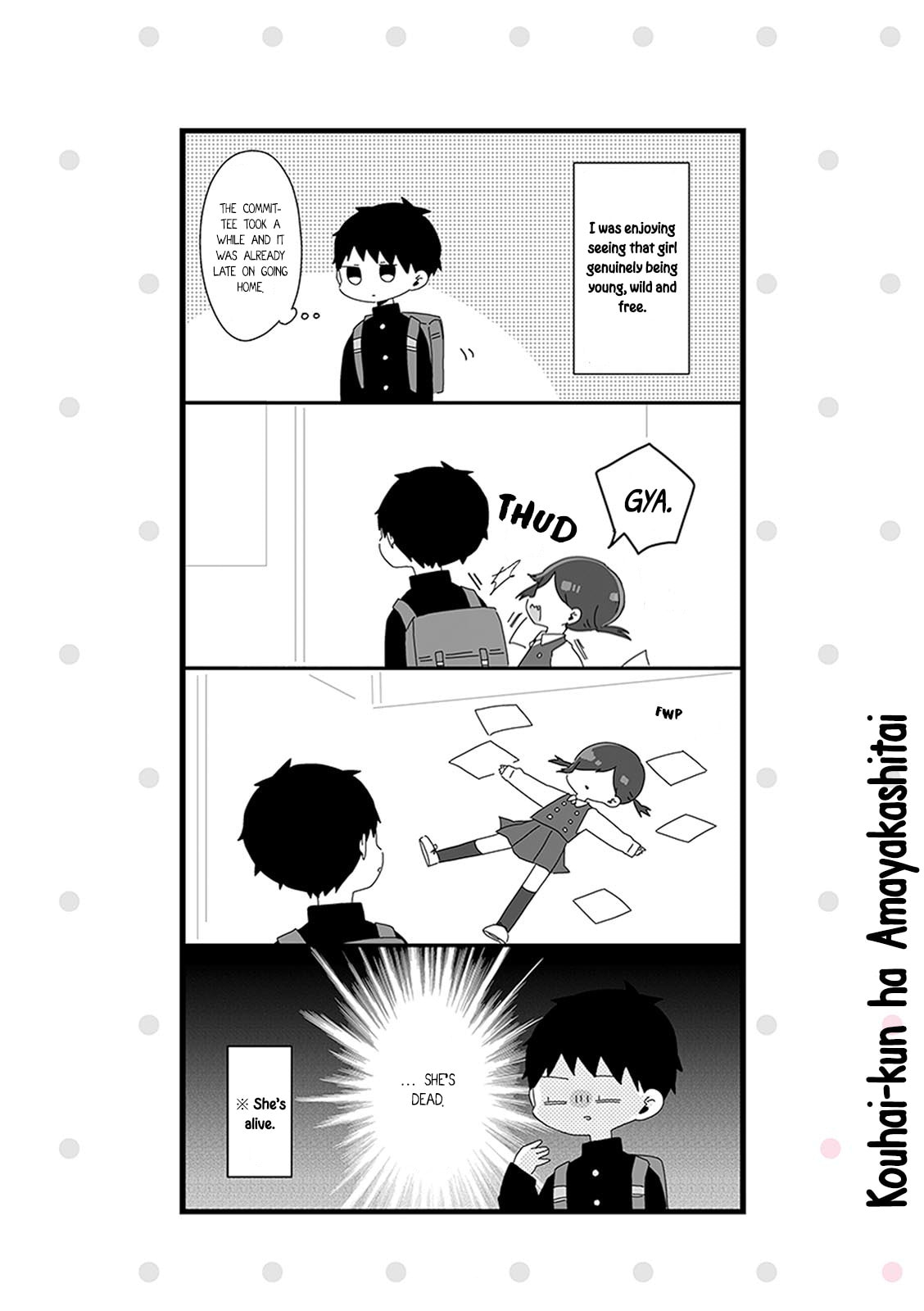 Kouhai-kun wa Amayakashitai Chapter 7 page 2 - 