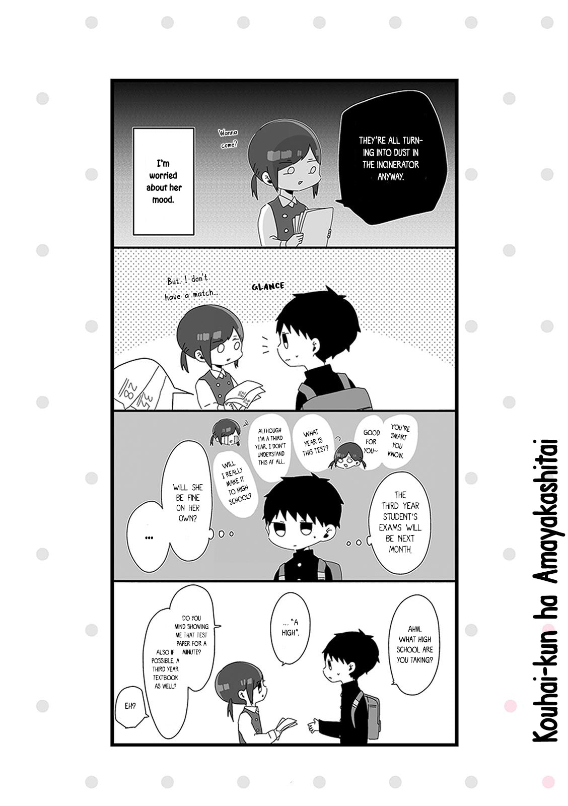 Kouhai-kun wa Amayakashitai Chapter 8 page 2 - 