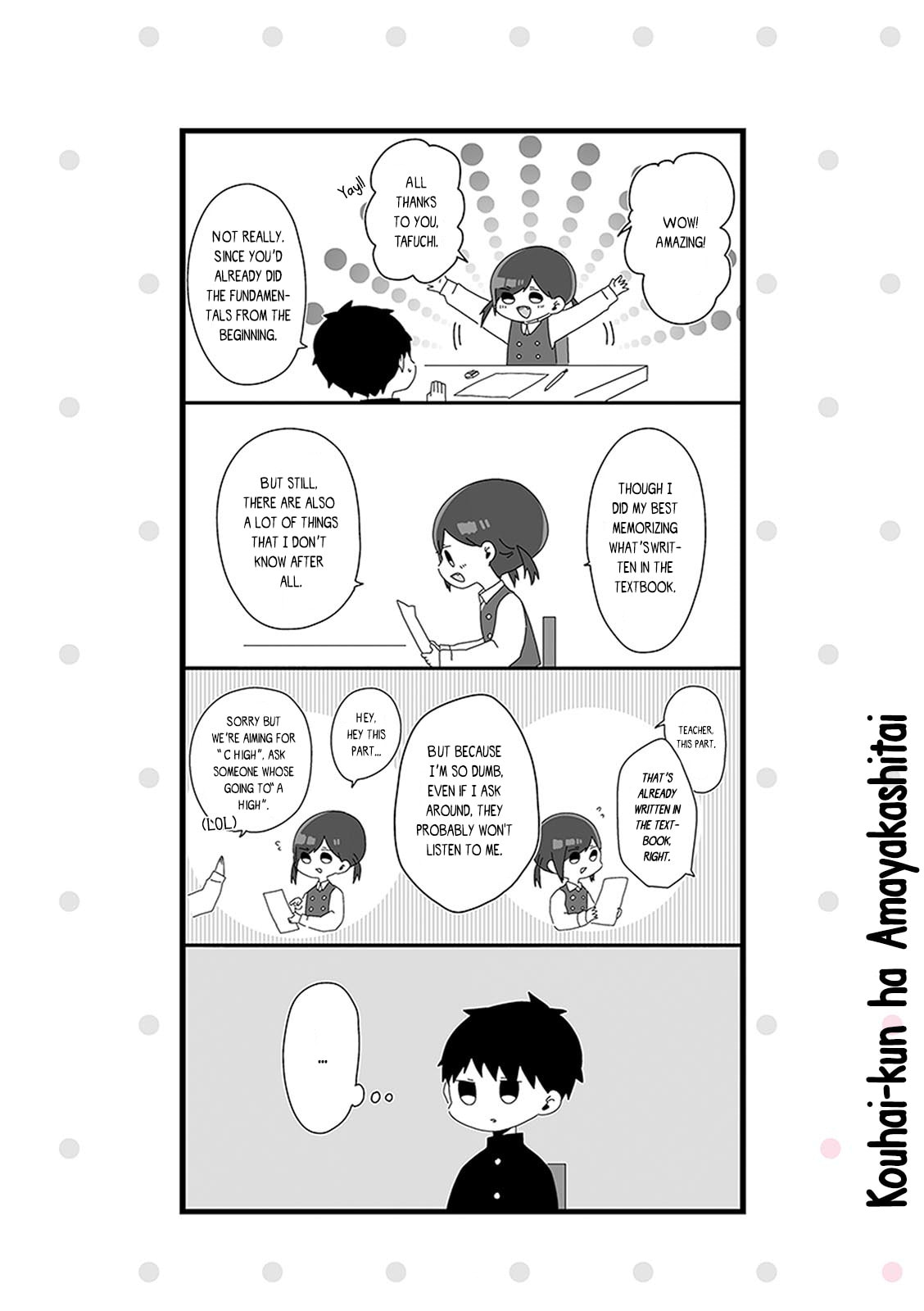 Kouhai-kun wa Amayakashitai Chapter 9 page 2 - 