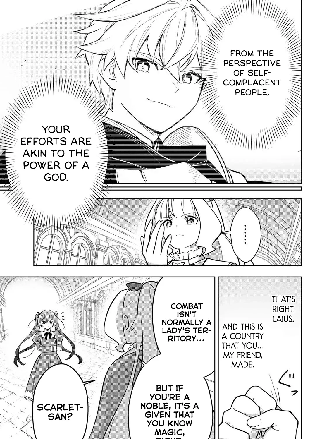 Koujo Tensei: Densetsu no Dai Madoushi (♂), Hime Kishi to Narite Densetsu no Reijou Kishidan o Tsukuri Musou Suru Chapter 11 page 29 - 