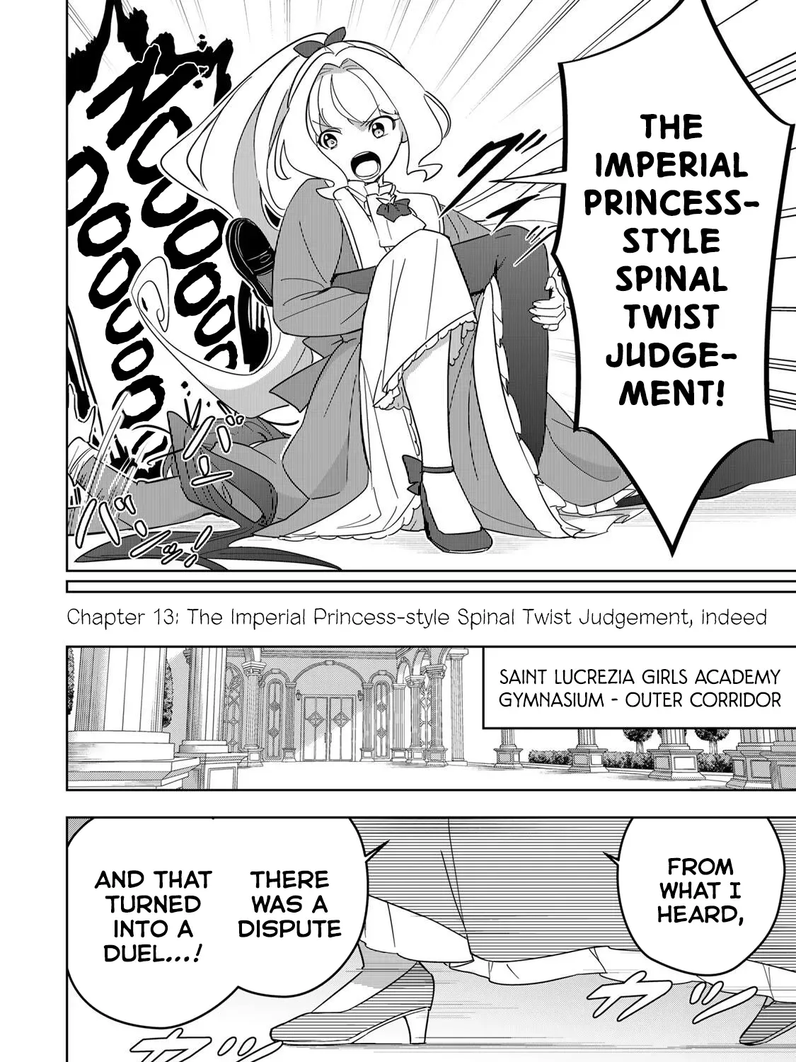 Koujo Tensei: Densetsu no Dai Madoushi (♂), Hime Kishi to Narite Densetsu no Reijou Kishidan o Tsukuri Musou Suru Chapter 13 page 3 - 