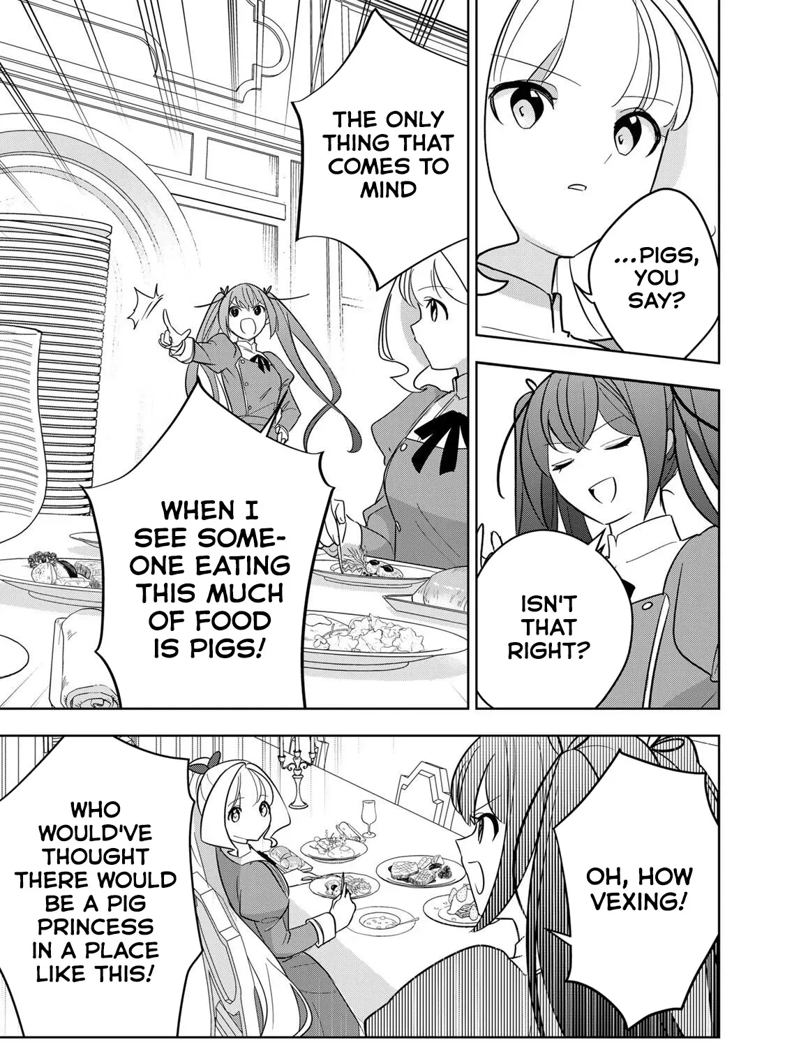 Koujo Tensei: Densetsu no Dai Madoushi (♂), Hime Kishi to Narite Densetsu no Reijou Kishidan o Tsukuri Musou Suru Chapter 14 page 21 - 
