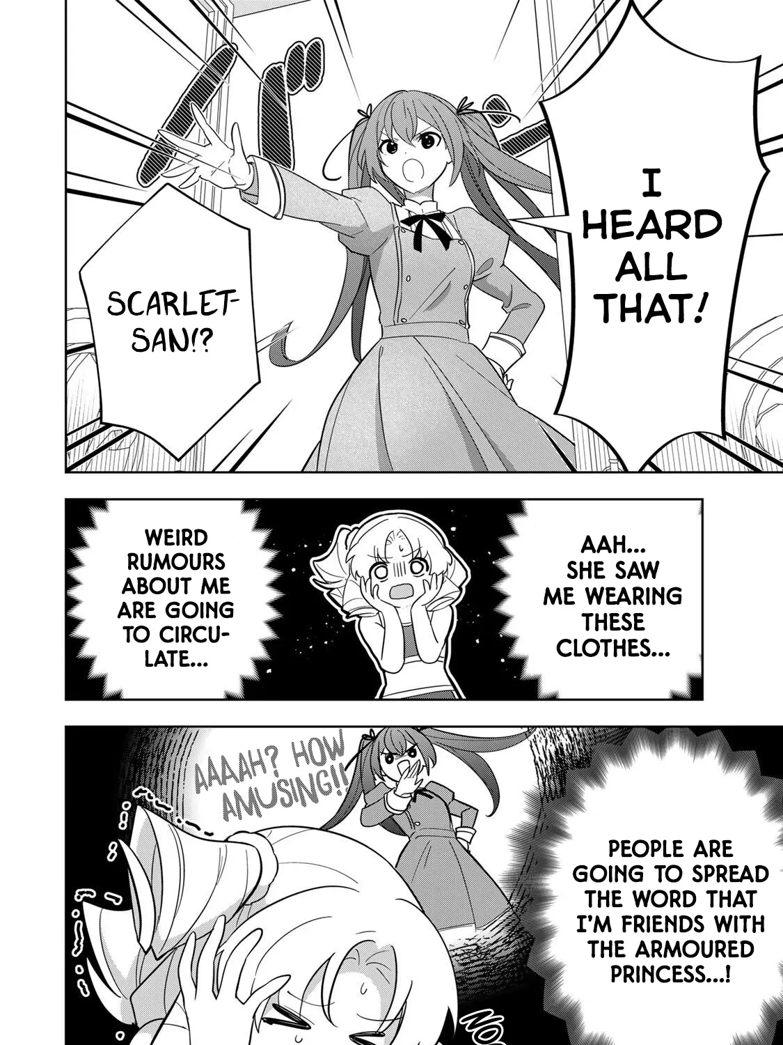 Koujo Tensei: Densetsu no Dai Madoushi (♂), Hime Kishi to Narite Densetsu no Reijou Kishidan o Tsukuri Musou Suru Chapter 15 page 27 - 