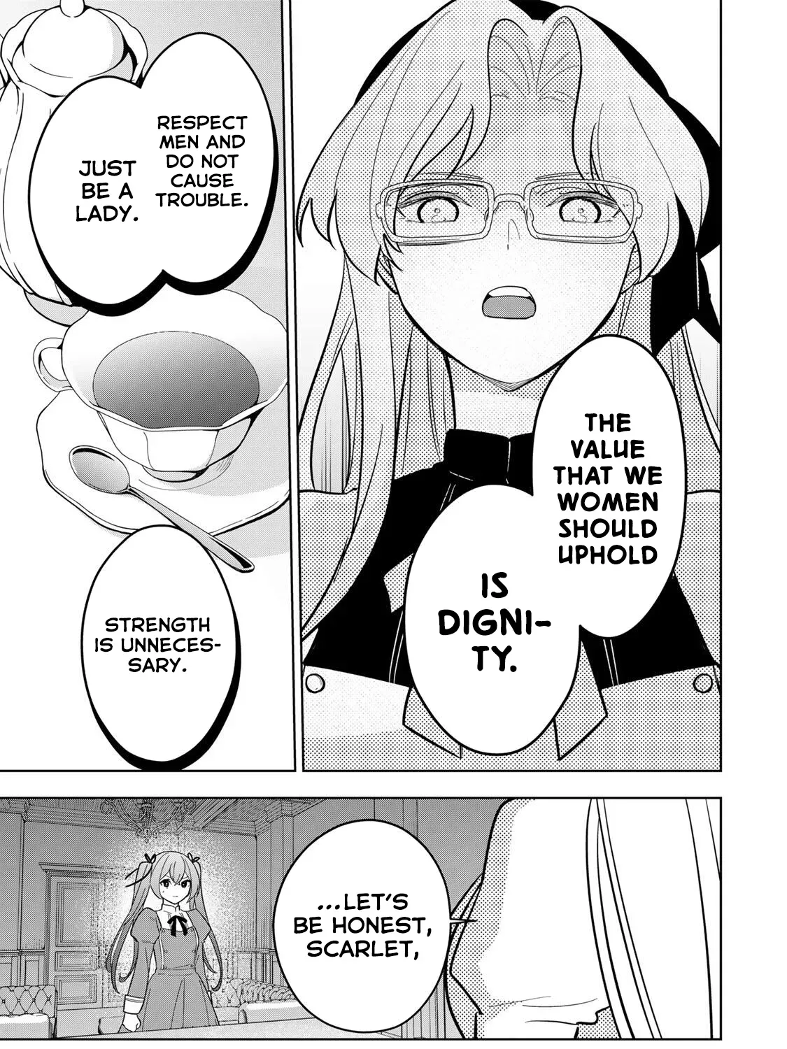 Koujo Tensei: Densetsu no Dai Madoushi (♂), Hime Kishi to Narite Densetsu no Reijou Kishidan o Tsukuri Musou Suru Chapter 15 page 5 - 