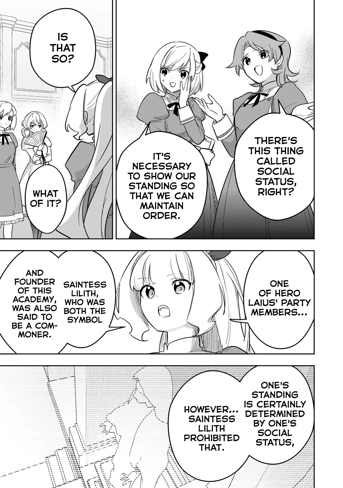 Koujo Tensei: Densetsu no Dai Madoushi (♂), Hime Kishi to Narite Densetsu no Reijou Kishidan o Tsukuri Musou Suru Chapter 19 page 9 - 