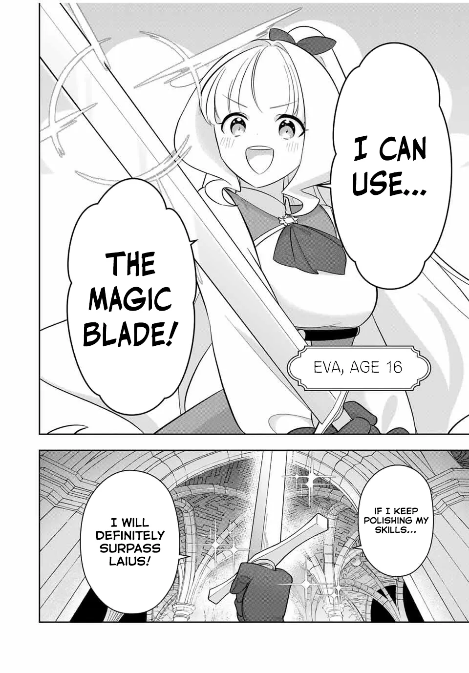 Koujo Tensei: Densetsu no Dai Madoushi (♂), Hime Kishi to Narite Densetsu no Reijou Kishidan o Tsukuri Musou Suru Chapter 2 page 3 - 