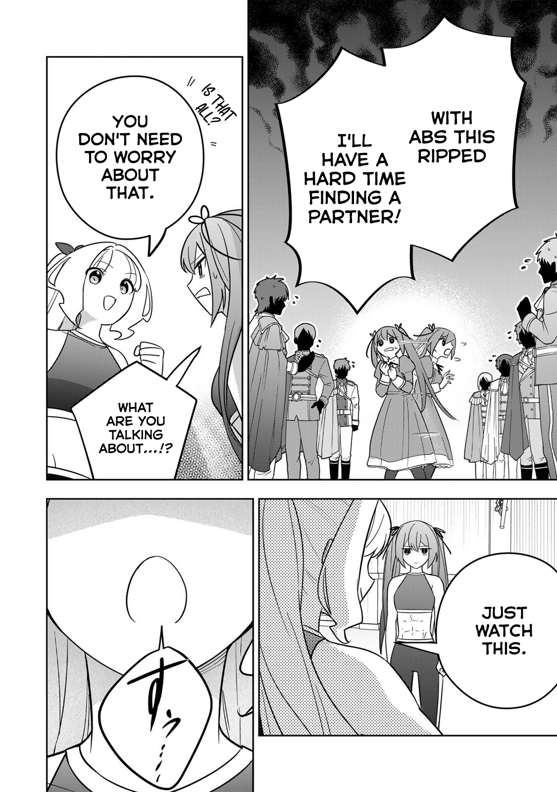 Koujo Tensei: Densetsu no Dai Madoushi (♂), Hime Kishi to Narite Densetsu no Reijou Kishidan o Tsukuri Musou Suru Chapter 21 page 6 - 