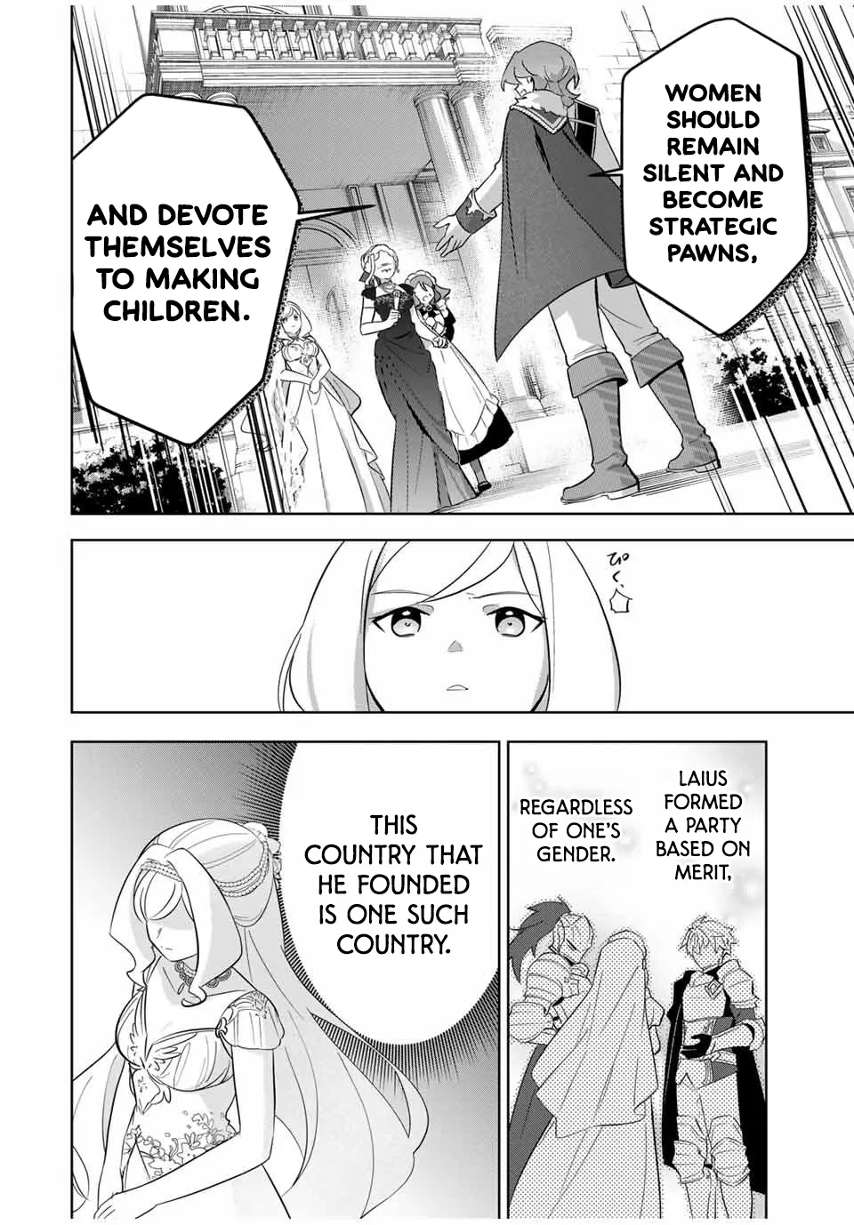 Koujo Tensei: Densetsu no Dai Madoushi (♂), Hime Kishi to Narite Densetsu no Reijou Kishidan o Tsukuri Musou Suru Chapter 3 page 20 - 