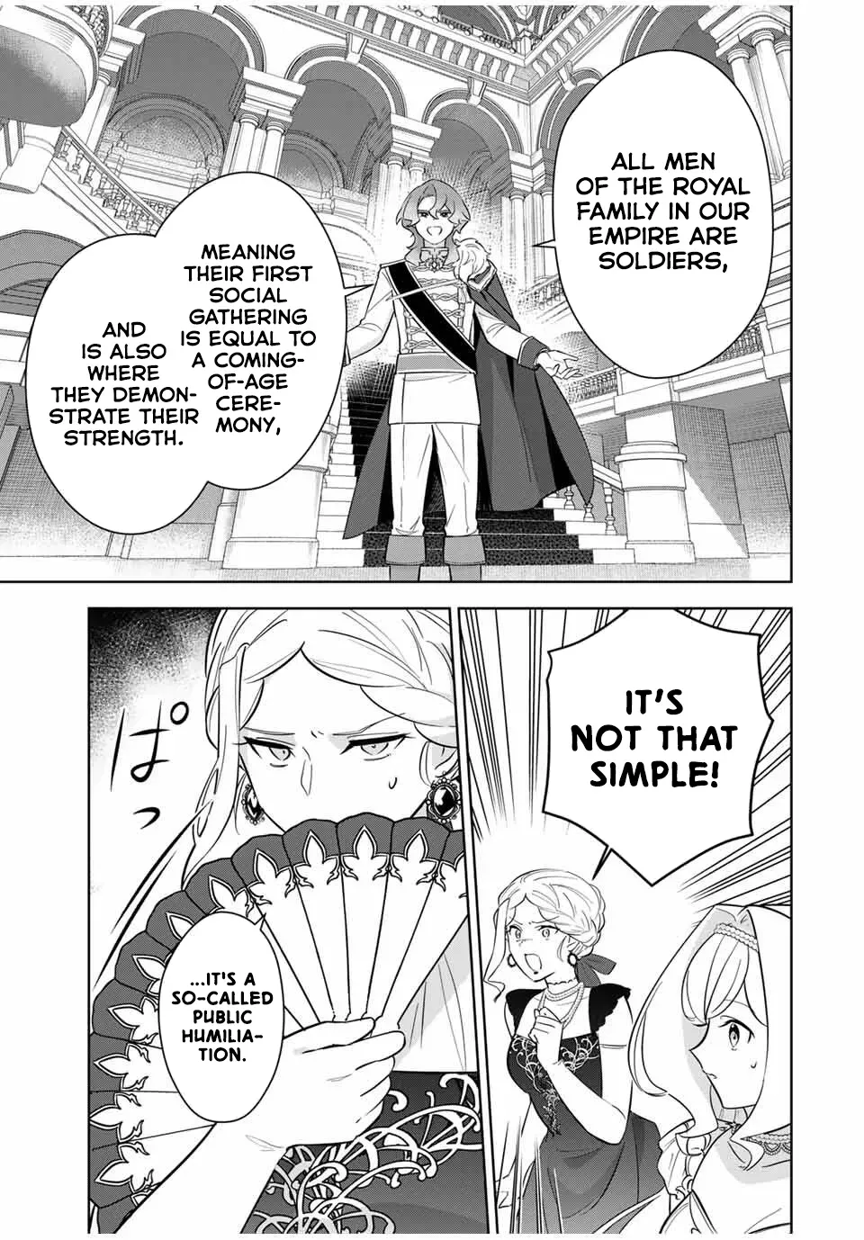 Koujo Tensei: Densetsu no Dai Madoushi (♂), Hime Kishi to Narite Densetsu no Reijou Kishidan o Tsukuri Musou Suru Chapter 4 page 7 - 