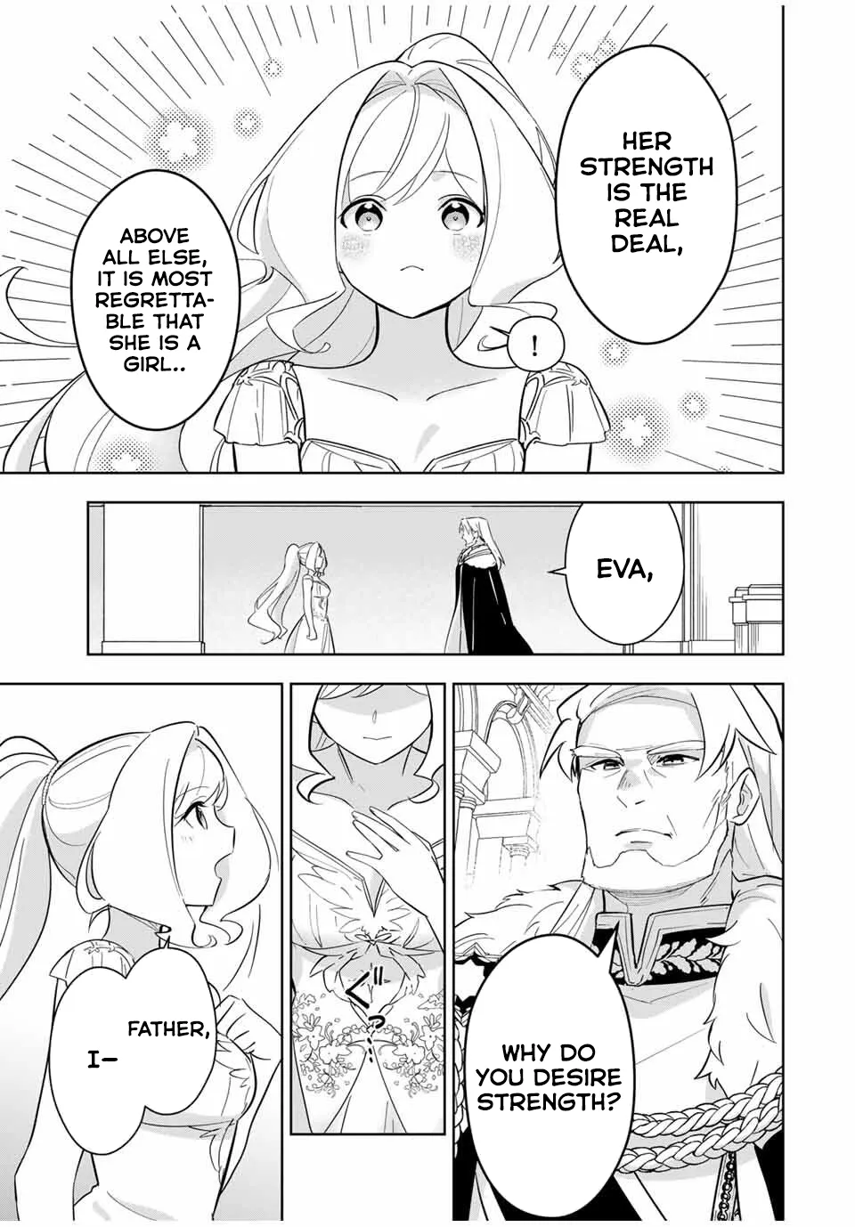 Koujo Tensei: Densetsu no Dai Madoushi (♂), Hime Kishi to Narite Densetsu no Reijou Kishidan o Tsukuri Musou Suru Chapter 5 page 5 - 