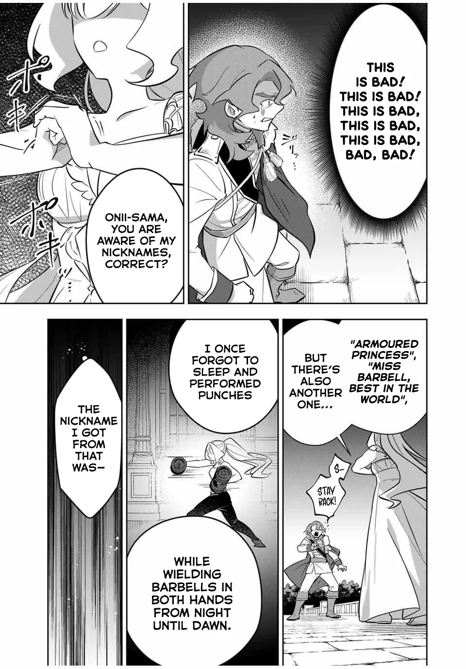Koujo Tensei: Densetsu no Dai Madoushi (♂), Hime Kishi to Narite Densetsu no Reijou Kishidan o Tsukuri Musou Suru Chapter 8 page 5 - 