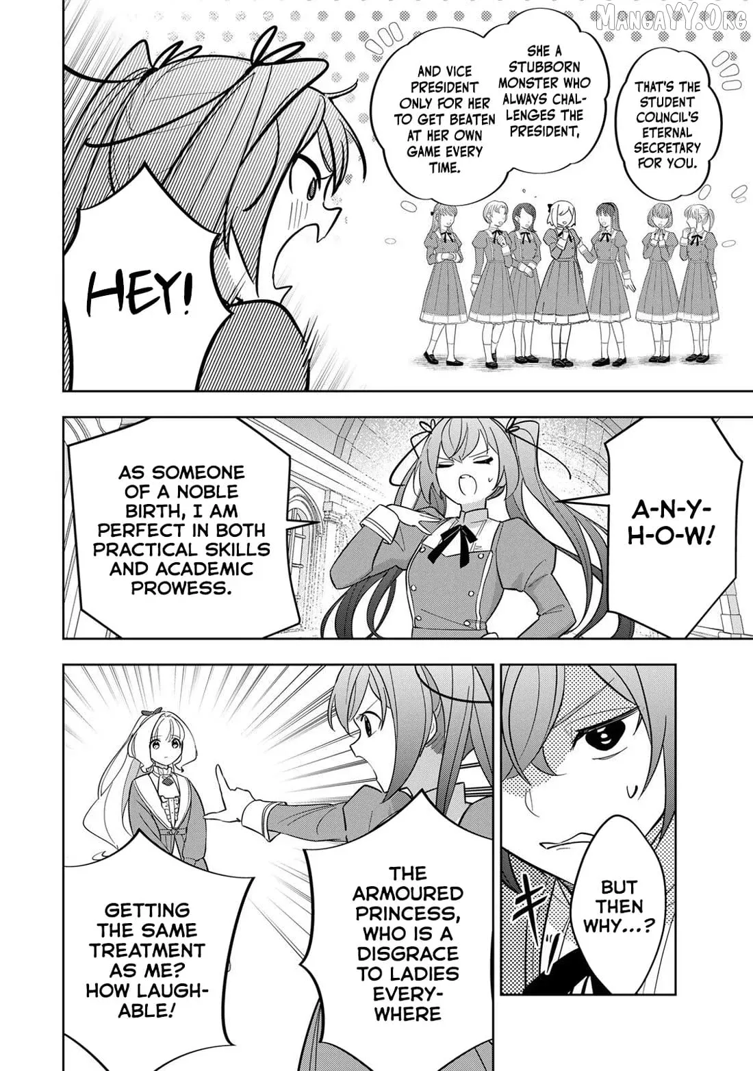 Koujo Tensei ~ Densetsu no Daimadoushi (♂), Hime Kishi to Narite Densetsu no Reijou Kishidan o Tsukuri Musou suru ~ Chapter 11 page 12 - 