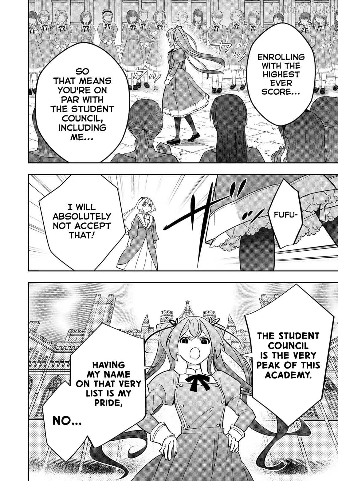 Koujo Tensei ~ Densetsu no Daimadoushi (♂), Hime Kishi to Narite Densetsu no Reijou Kishidan o Tsukuri Musou suru ~ Chapter 11 page 10 - 