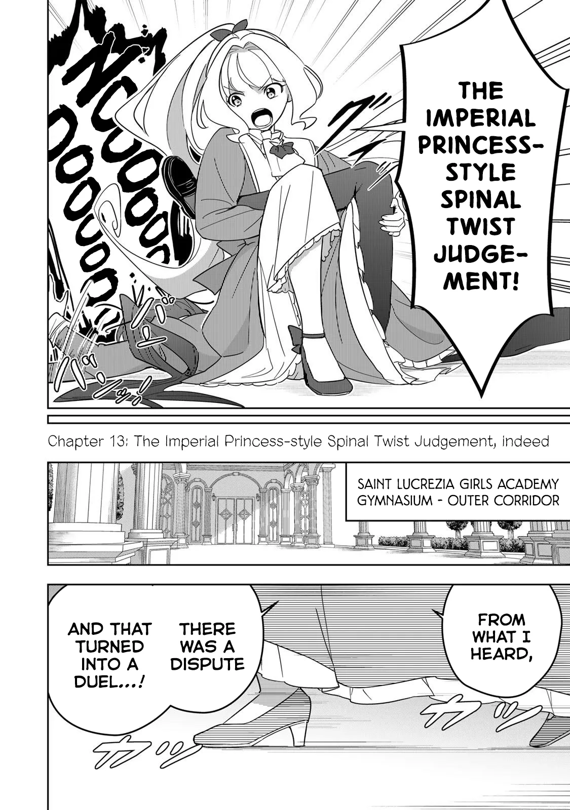 Koujo Tensei ~ Densetsu no Daimadoushi (♂), Hime Kishi to Narite Densetsu no Reijou Kishidan o Tsukuri Musou suru ~ Chapter 13 page 2 - 