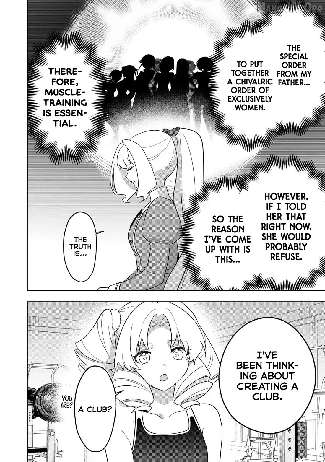 Koujo Tensei ~ Densetsu no Daimadoushi (♂), Hime Kishi to Narite Densetsu no Reijou Kishidan o Tsukuri Musou suru ~ Chapter 15 page 10 - 
